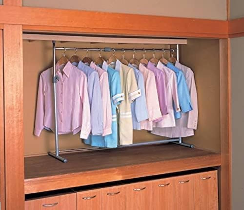 Amazon｜ハンガーラック押入れ収納 伸縮押入パイプハンガー